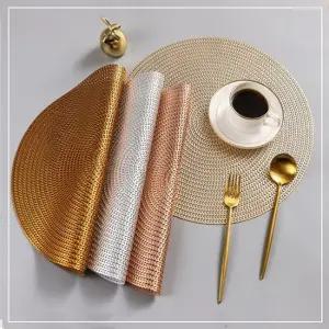 북유럽풍 테이블 플레이팅 데코 원형 식탁유리대용 품격식탁매트 원목식탁유리