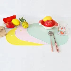 실리콘 방수 테이블 식탁 개인식탁보 깔개 매트 러너 실리콘테이블매트 식탁유리대용