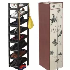 조립식 다용도 신발장 8단 풀세트 소형) 정리 정돈 간편 이동 활용