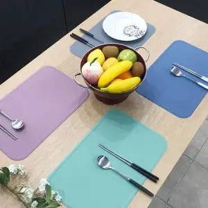 비비드 실리콘 테이블 매트 1P 식탁 플레이팅 방수 실리콘테이블매트 식판매트