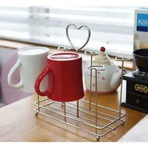 슬림한 스텐 컵걸이1P 주방 컵 정리대 커피잔 꽂이 컵정리대 커피잔걸이 컵꽂이 컵걸이