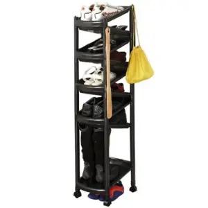 공간 활용도 높은 조립식 신발장 9단 고급형 정리 정돈 간편 이동 활용