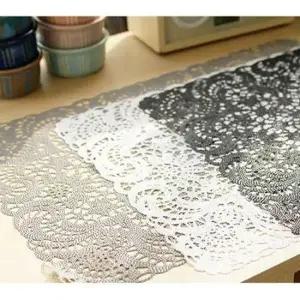 품격있는 레이스 테이블 매트 1P 식탁 플레이팅 방 레이스테이블매트 식판매트