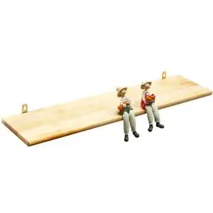 원목 벽걸이 선반 70cm 1P 나무 우드 벽선반 다용도 벽에붙이는선반 원목벽선반 나무선반