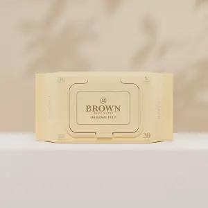 브라운 물티슈 오리지널 플러스 아기물티슈 20매 휴대용 캡형 12팩