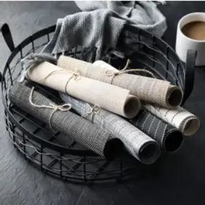 키밍 단색 모던 식탁보 북유럽식탁매트 식탁보 식탁러너 북유럽식탁매트 실리콘식탁매트