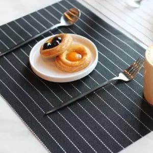 식탁 방수매트 집들이 상차림 테이블 세팅 매트 블랙 테이블시트 식탁테이블매트