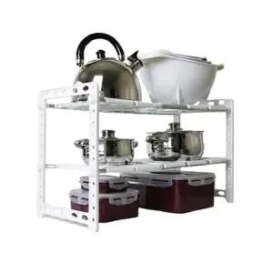 국내산 리빙나이스 싱크선반 와인) 와인병 각종양념병 수납선반 싱크인선반 싱크대정리