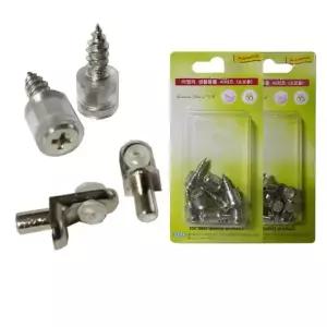 유리선반 장식볼트 유리다보 모음 DIY철물 유리선반 철물