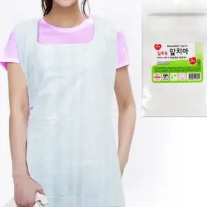 일회용 전신 앞치마 3매 조리 실습 미용실 주방 김장 음식물쓰레기 음쓰봉 싱크대선반