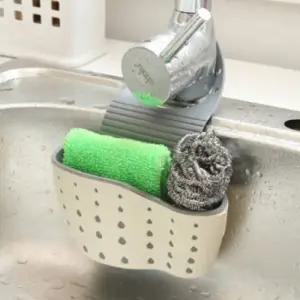 주방 싱크대 수도 꼭지 수세미 걸이 위생 깔끔 보관 씽크대정리 주방정리대 주방수납정리