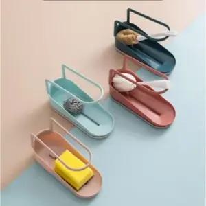 키밍 주방 수세미 거치대 수납 선반 정리 랙 인테리어 수세미거치대 배수 주방수납 배수랙