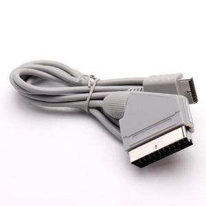 PS1 오디오 비디오 코드 용 호환 고 1.8m Scart 케이블 Plasion One AV 와이어