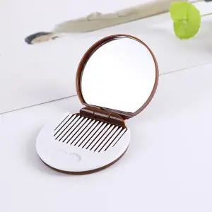 [콩심팥심]세트 휴대용 빗 거울 쿠키