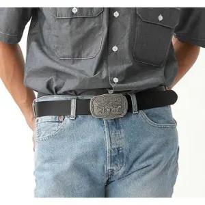 [리바이스]리바이스 가죽 브라이들 버클 남성 벨트