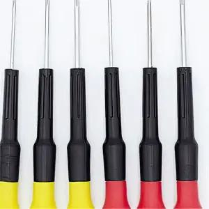 [하프클럽/]특수강 정밀 드라이버 일자 십자 6P 세트 안경 시계 돌리개 교체