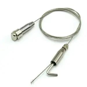 [하프클럽/]코텍 천장 고리 벽면 액자 그림 와이어 걸이 레일용 1M 사진 벽장