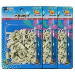 [하프클럽/]전선 전기선 정리 고정못 스템플 ㄷ자 전선피스 모음 산업 공업