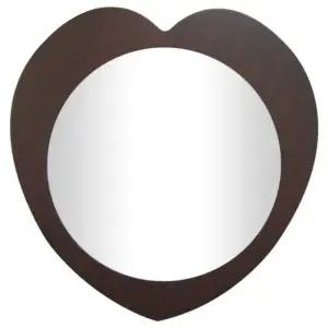 GPM 7175 로맨틱 하트 벽거울 월넛 제조한국