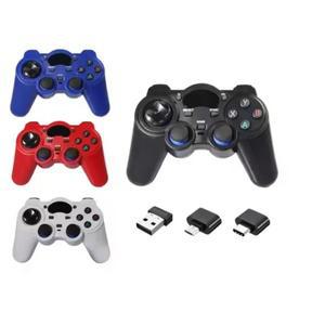 PS3 무선 조이스틱 용 호환 PS3/TV 박스/안드로이드 호환 폰/PC OTG 변환기가 2.4G 컨트롤러 Camepad