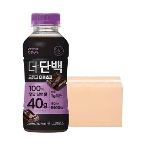 [빙그레] 더단백 드링크 더블초코 350ml 20개입