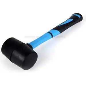 [하프클럽/]고무 망치 해머 장도리 마루 망치 블루 290mm 12oz