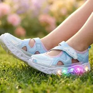 [오키즈]시나모롤 발광운동화-지젤 LED 바로인 (T0095)