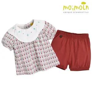 [보리보리/모이몰른]유아 토이 반팔 상하복 세트