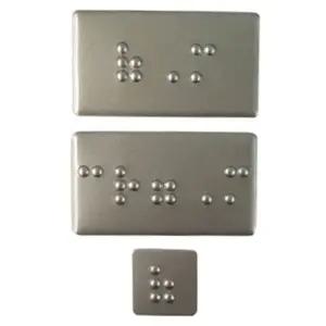 [하프클럽/]온수 냉수 점자 타공 스티커