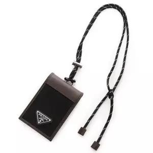 PRADA  26SS 스피드록 리나일론  레더 카드 홀더 (2MR047 2DW3 F0002)