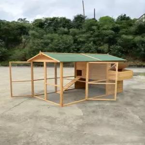 조립식 꿩 나무 집 케이지 지붕 놀이터 새장 야외 닭장