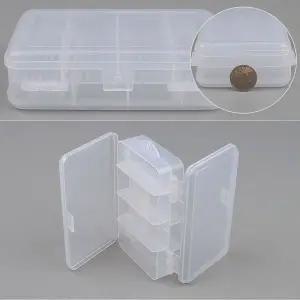 [하프클럽/]액세서리 소품 비즈 양면 투명 보관 케이스 보관함