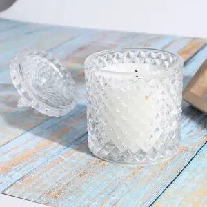 [하프클럽/]빈티지 유리 수납함 촛불 캐들홀더 소품수납 중형