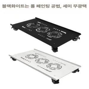 컴퓨터 본체 받침대 방열 롤러 거치대 데스크탑 이동식