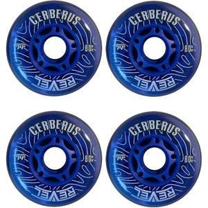 알칼리 레벨 블루 실내 X-소프트 74A 롤러 인라인 하키 휠 - 59mm, 68mm, 72mm, 76mm 및 80mm 하이로