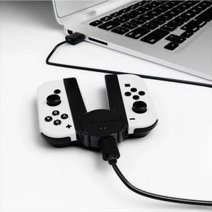 충전 그립 세트 o 호환 Switch Joycon 게임 컨트롤러 브래킷  M6 HD 패드 용 호환 스테이션