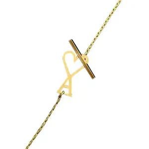 [논현 더팩토리] 25SS  하트 로고 투인원 체인 네크리스 목걸이 (UJW918 361 902)