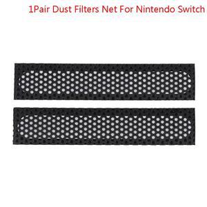 1쌍 먼지 필터 냉각 네트 방진 보호기 커버 카바 메쉬 스티커 o 호환 Switch NS 콘솔 용