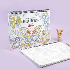 컬러링북 어른염색휴식 스트레스해소