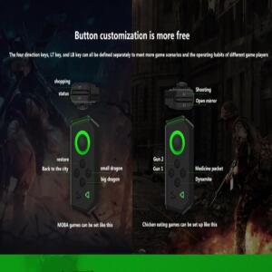 Black Shark 4 Pro / 4S 5RS 게임 패드 왼손 H66L + 레일 실리콘 케이스 카메라 보호 컨트롤러 조이스틱