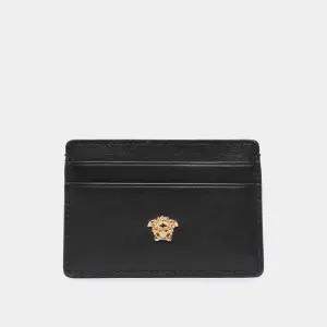 26SS 메두사 골드로고 레더 남성 카드지갑 DPN2467 1A14675 1B00V