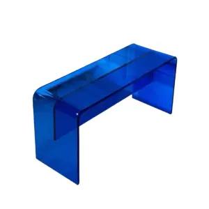 아크릴 투명 벤치 의자 롱 다인승