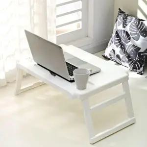 다기능 접이식 베드 테이블 펜홀더 실용형 다용도 멀티 트레이 노트북 서랍 스마트 책상