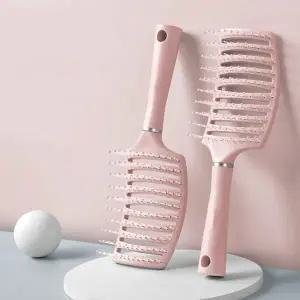 [콩심팥심]머리빗 두피마사지빗 얼굴이 헤어브러쉬 작아지는