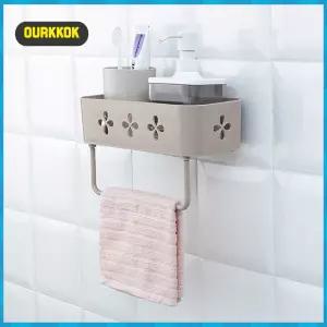 아워꾹 KK 욕실선반 욕실정리대 접착식 샤워타월걸이