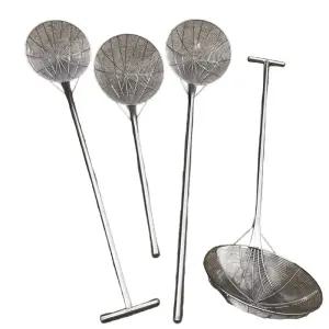 건지개 음식점 튀김 소쿠리 스테인레스 국수 채망 대형 스쿱