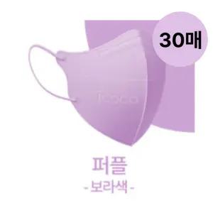 아이코코 유아 마스크 퍼플 KF94 소형(S) 10매 3팩