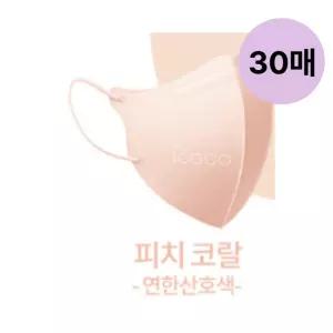 아이코코 마스크 아동 KF94 피치코랄 소형S 10매 3팩