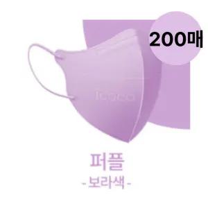 아이코코 유아 마스크 KF94 퍼플 소형(S) 10매 20팩