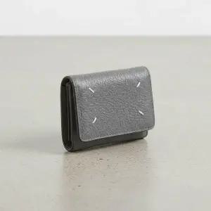 [메종 마르지엘라]FW25 여성 스티치 로고 반지갑SA3UI0010 P4455 T8127